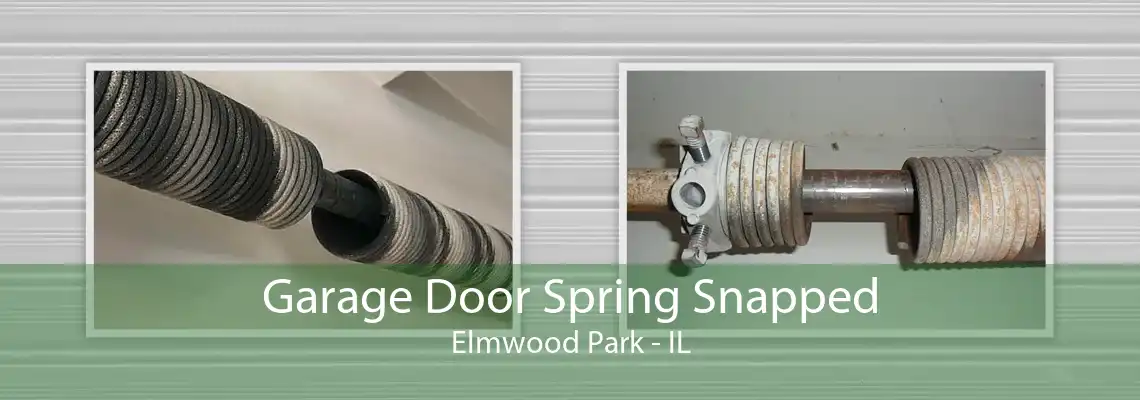 Garage Door Spring Snapped Elmwood Park - IL