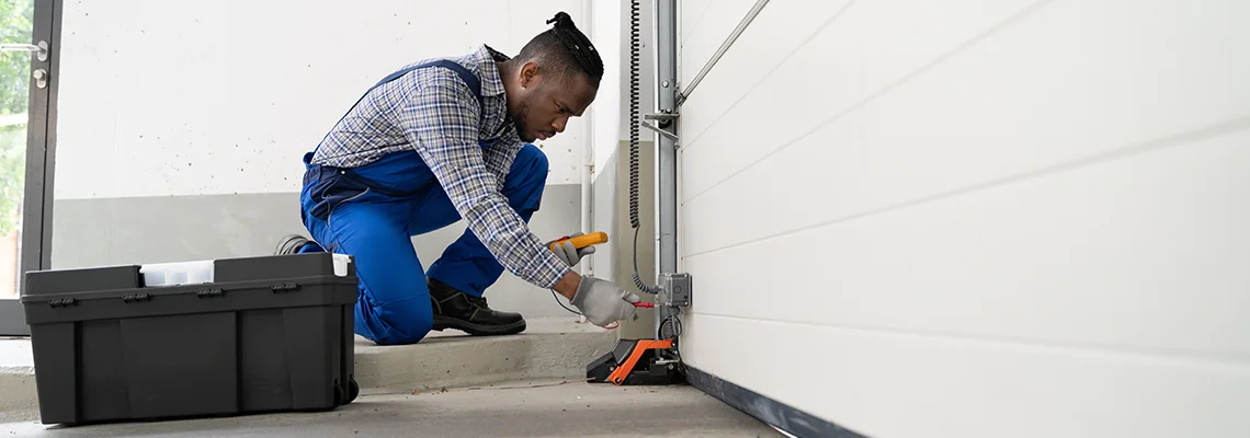 Garage Door Track Repair in Elmwood Park, IL