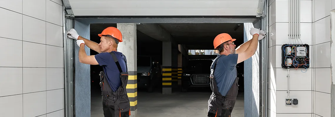 Wooden Garage Door Frame Repair in Elmwood Park, Illinois